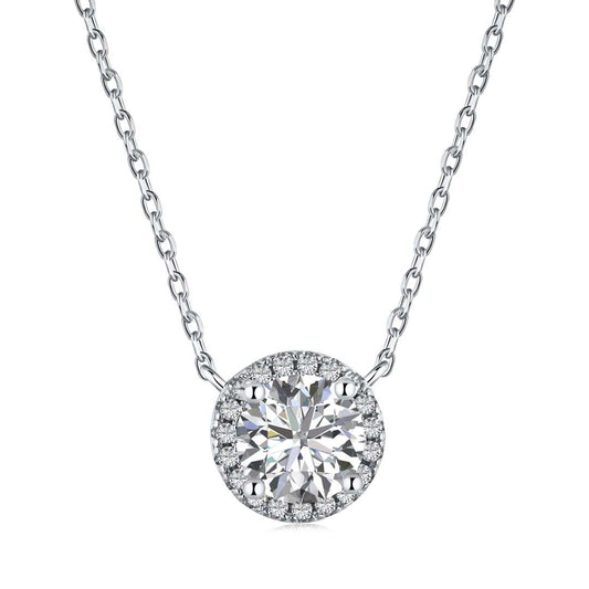 [Vivid Aurora]Luxurious Round Cut Necklace